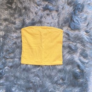 Brandy Melville Yellow Tube top💛